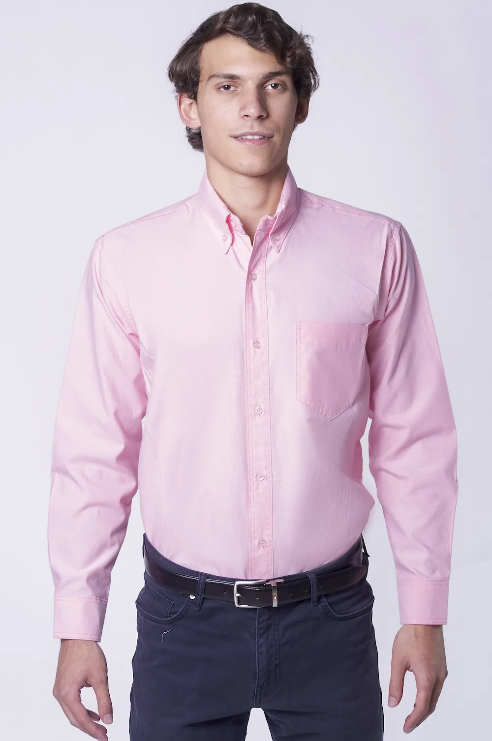 Camisa OXFORD ROSA 