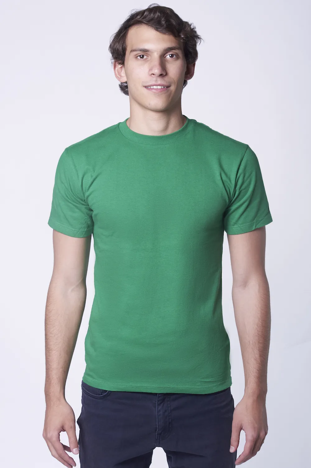 Playera Cuello Redondo Verde 
