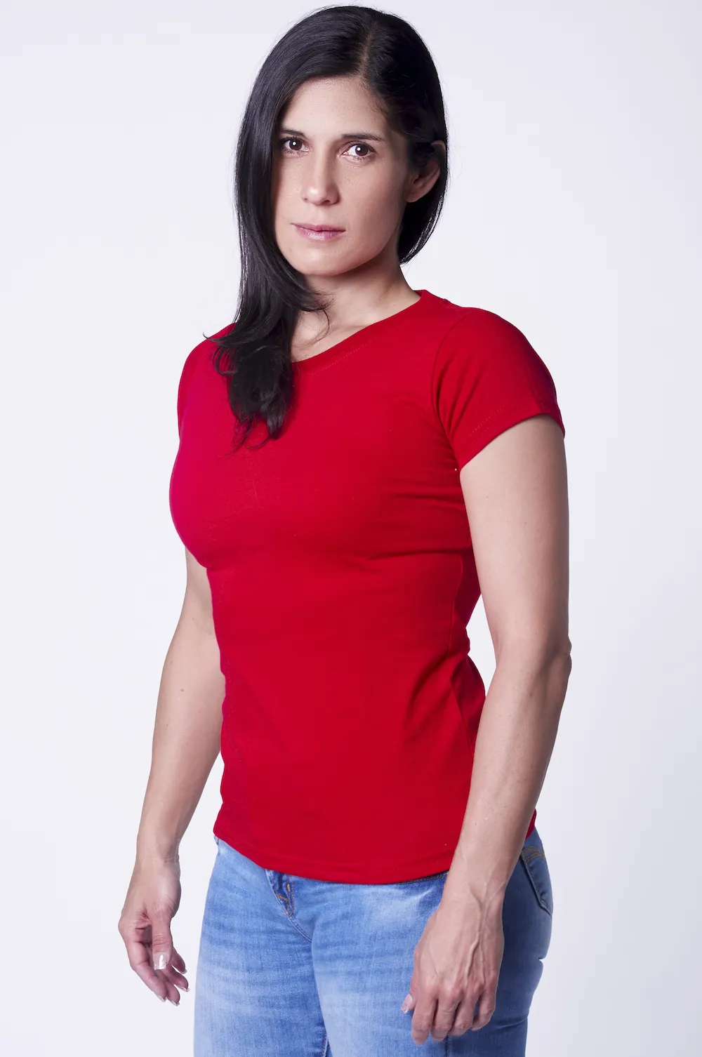 Playera Cuello Redondo ROJA